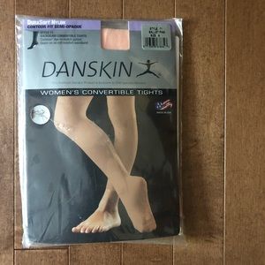 Danskin Convertible Ballet Pink Tights - New!